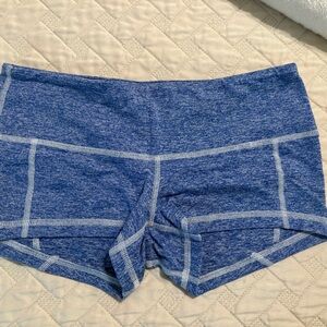 Fleo Heathered Blue Workout Shorts